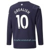 Camiseta de fútbol Manga Larga Manchester City Jack Grealish 10 Tercera Equipación 2021/22 - Hombre